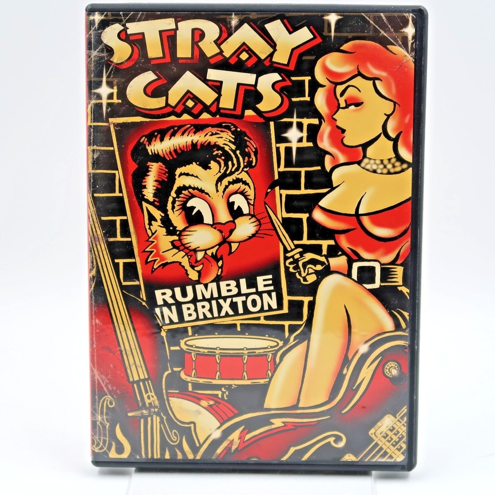 Stray Cats Rumble In Brixton (DVD, Music Concert, 2004, Rockabilly, OOP) Cad